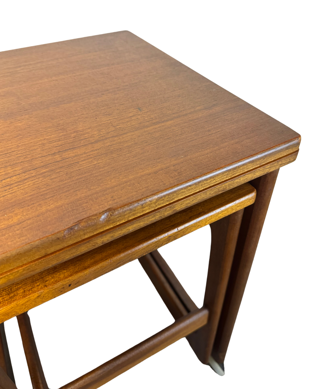 Mid-century McIntosh Triform Teak Nest of Tables, 1960s
