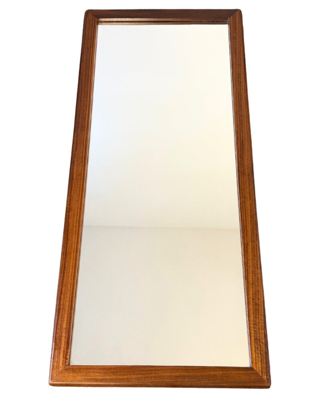 Mid-Century Danish Style Rectangular Teak Wall Mirror, 1960s/1970s