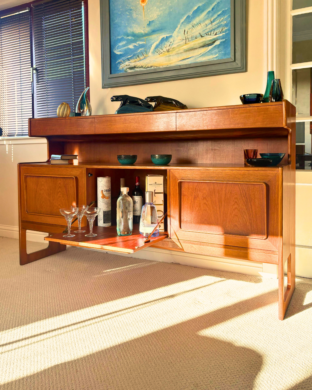 Mid-Century McIntosh Forfar Teak Sideboard, 1960s