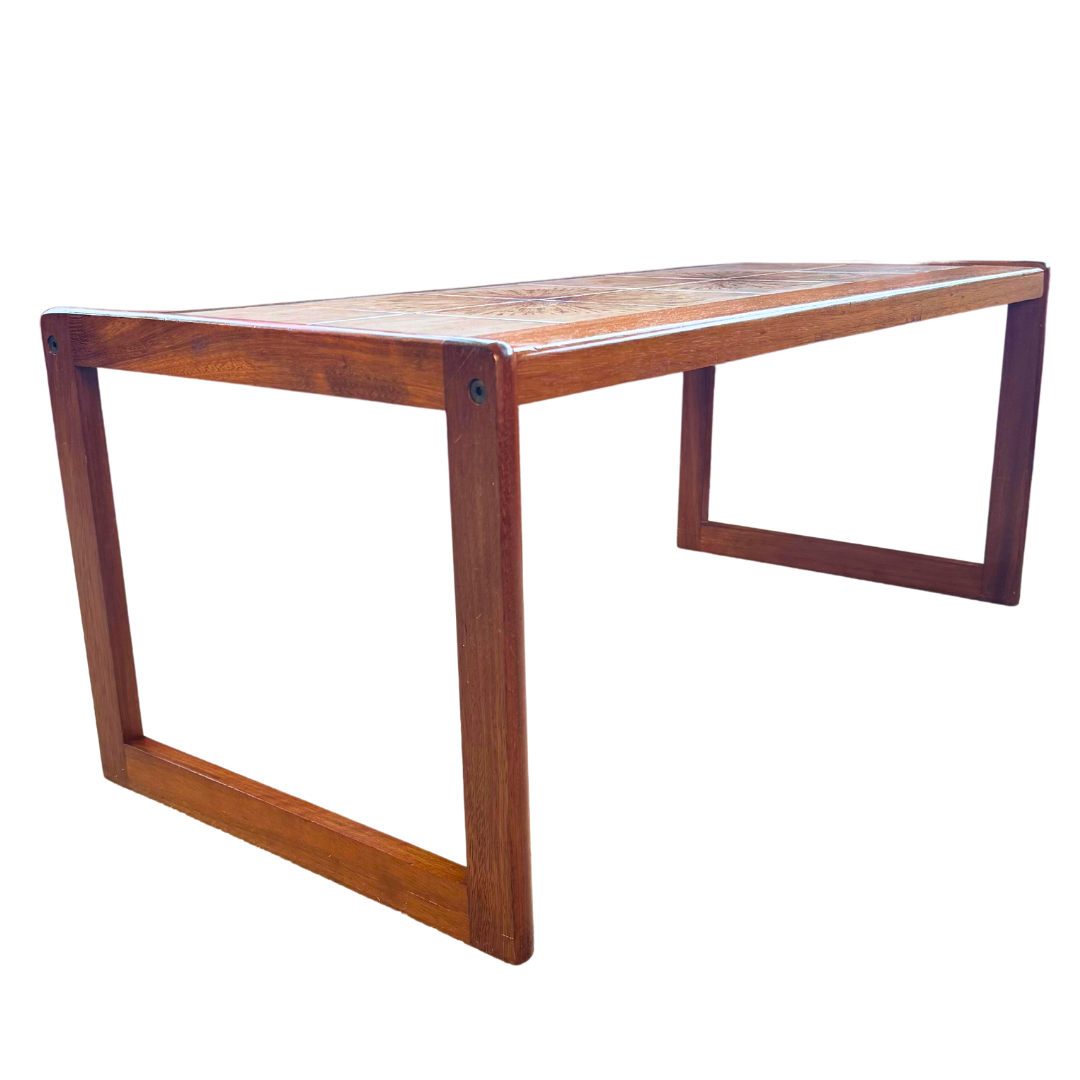Mid Century Englander Tile Top Coffee Table, 1970s