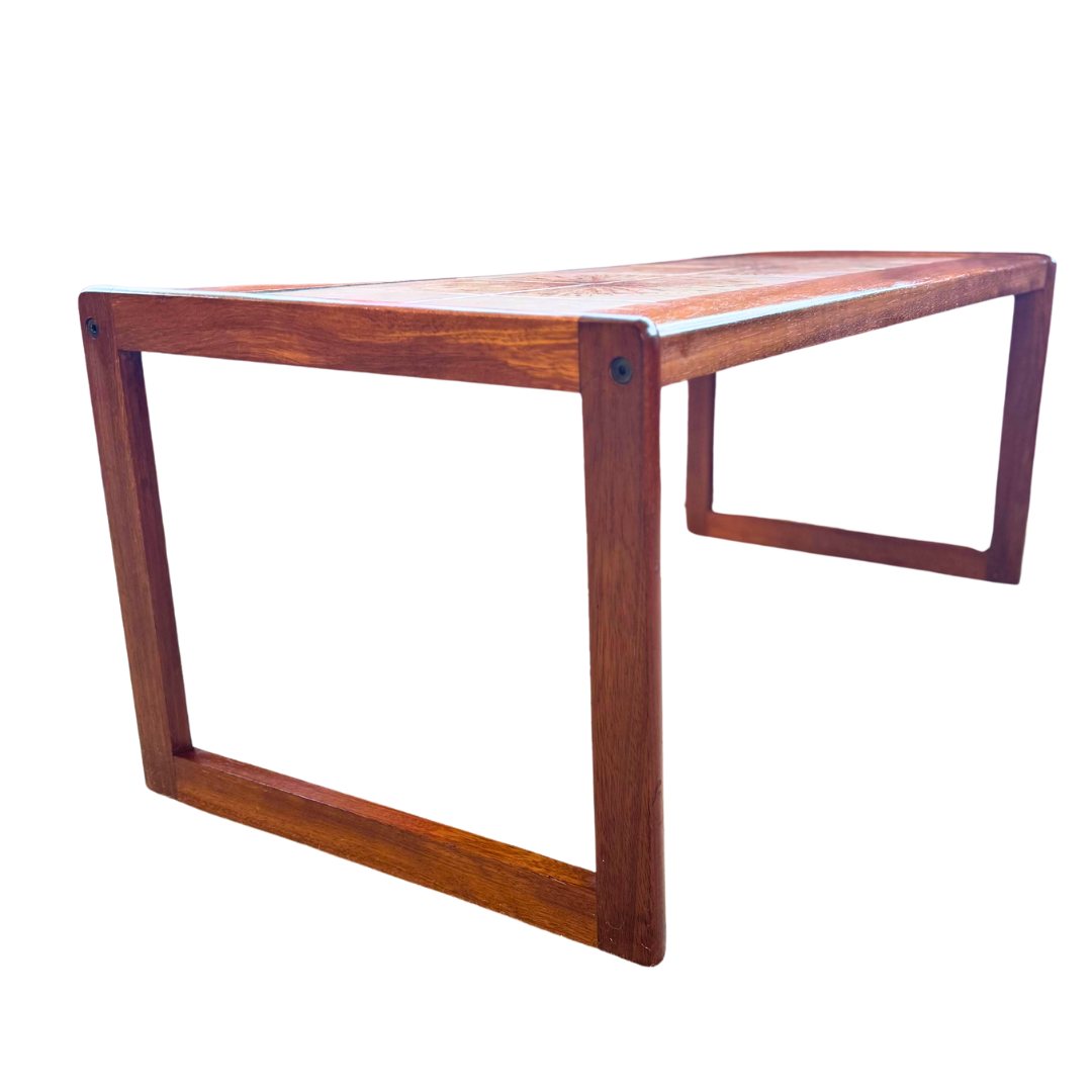 Mid Century Englander Tile Top Coffee Table, 1970s
