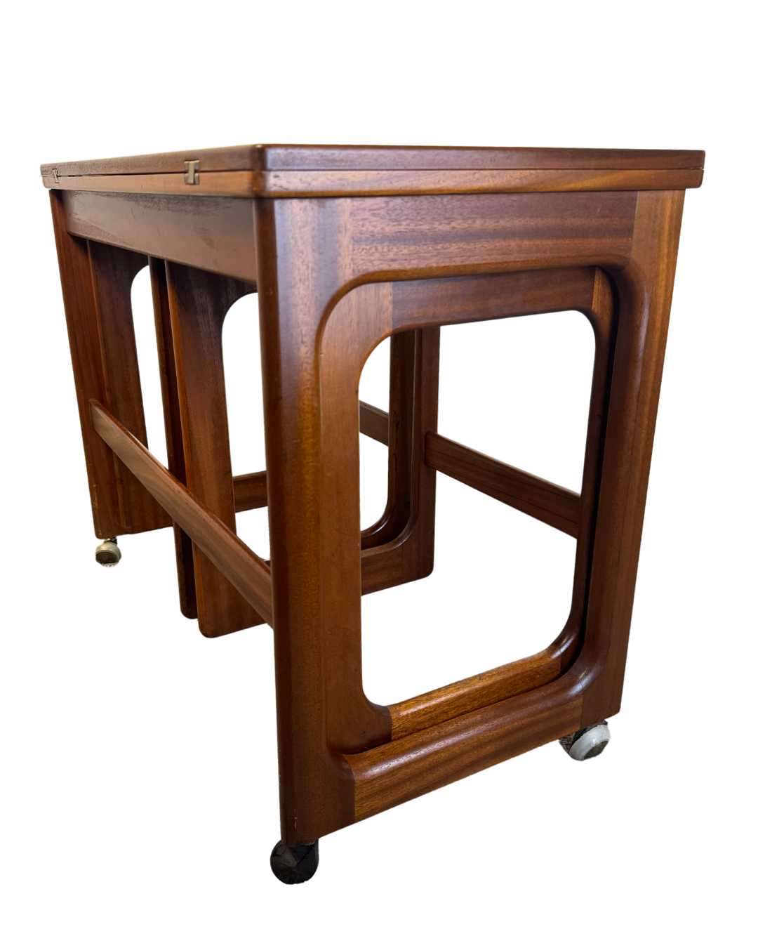 Mid-century McIntosh Triform Teak Nest of Tables, 1960s