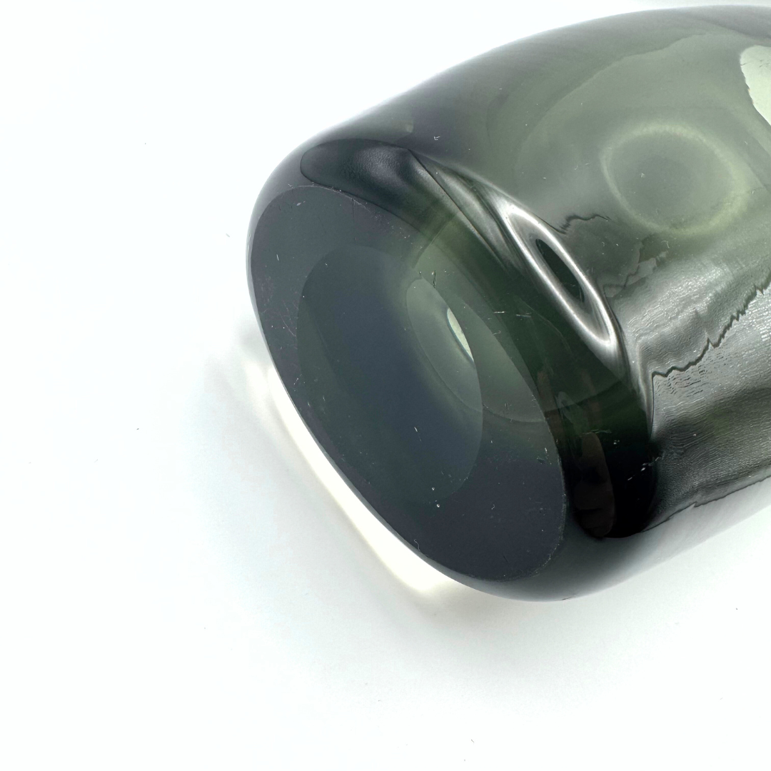 Midcentury Whitefriars 9652 Willow Cased Glass Vase by Geoffrey Baxter 1966