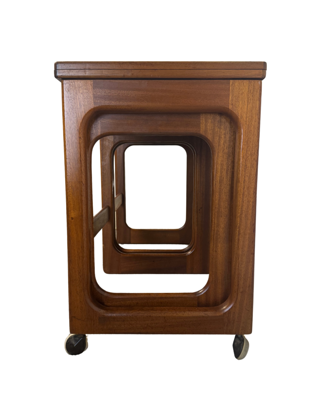 Mid-century McIntosh Triform Teak Nest of Tables, 1960s