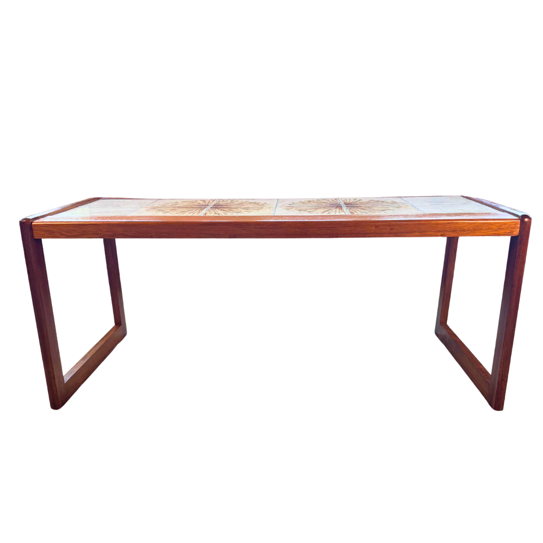 Mid Century Englander Tile Top Coffee Table, 1970s
