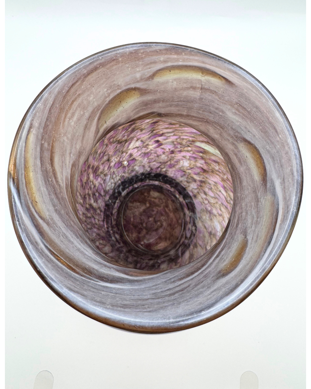 Peter Holmes Signed Scottish Borders Art Glass Vase, 2015