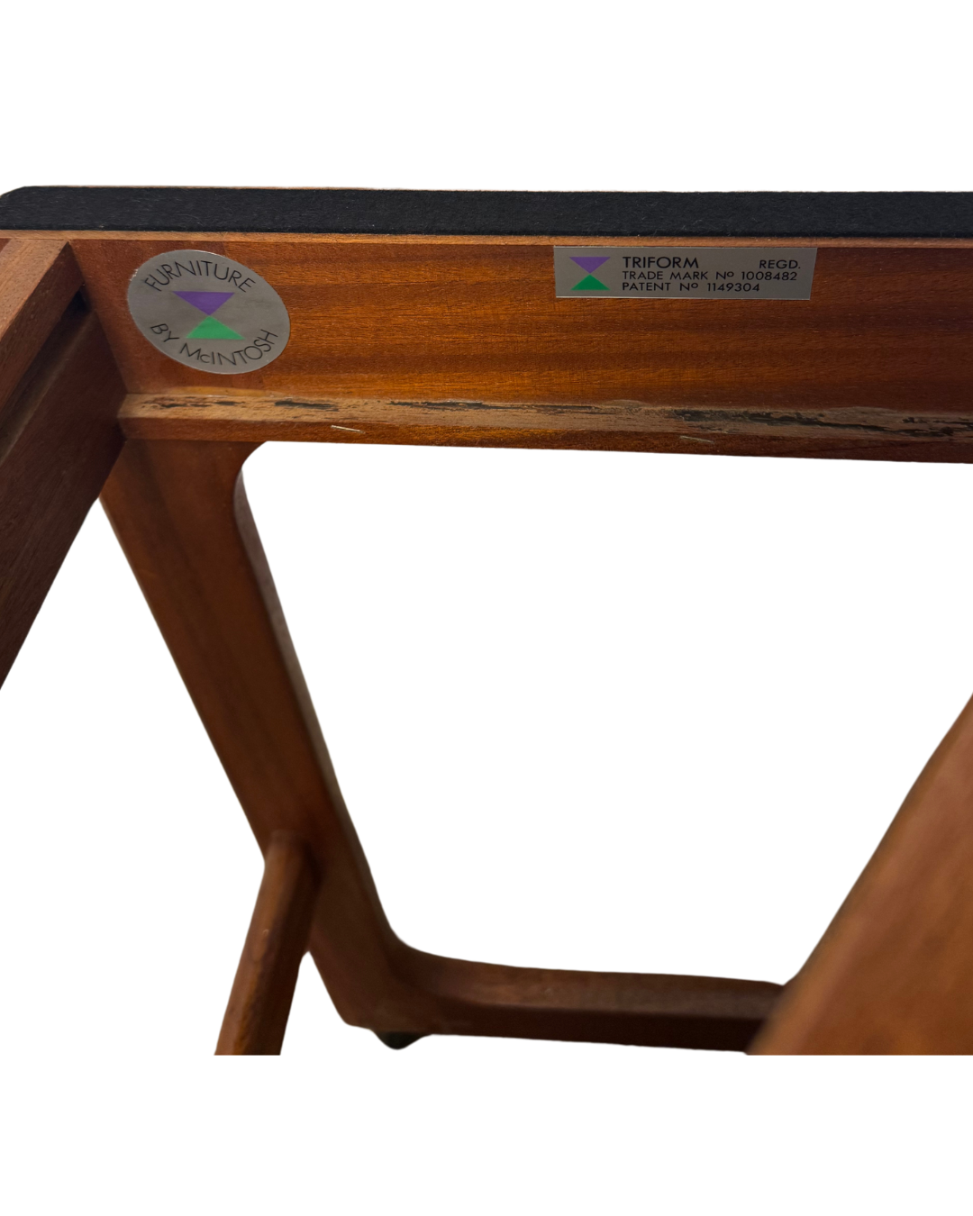Mid-century McIntosh Triform Teak Nest of Tables, 1960s