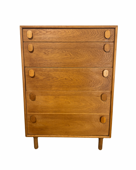 Mid-Century Meredew Tallboy Chest of Drawers by Peter Liley. Early, 1970s