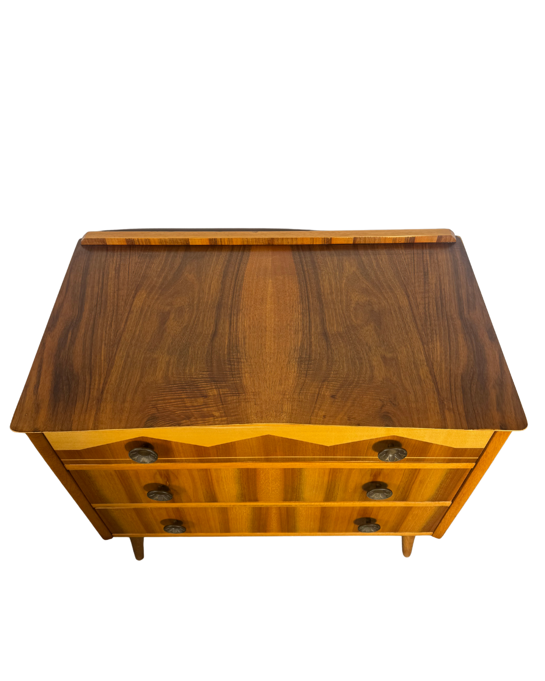 Mid-Century British Teak Chest of Drawers by Berget, 1950s