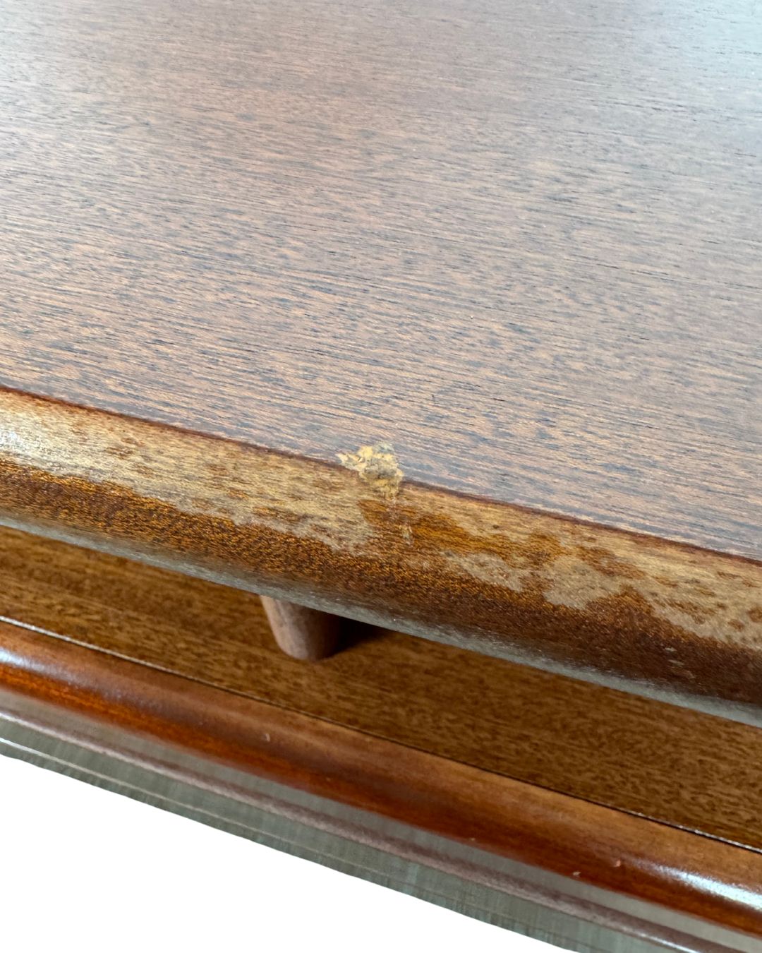 Mid-Century Moser Cherry Wood Veneer Desk, 1970s
