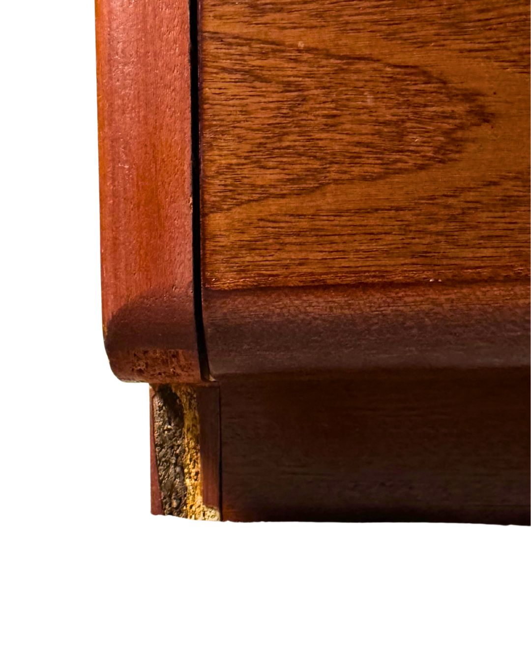 Mid-Century Moser Cherry Wood Veneer Desk, 1970s