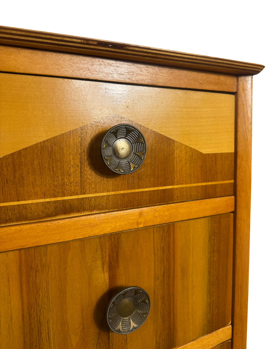Mid-Century British Teak Chest of Drawers by Berget, 1950s