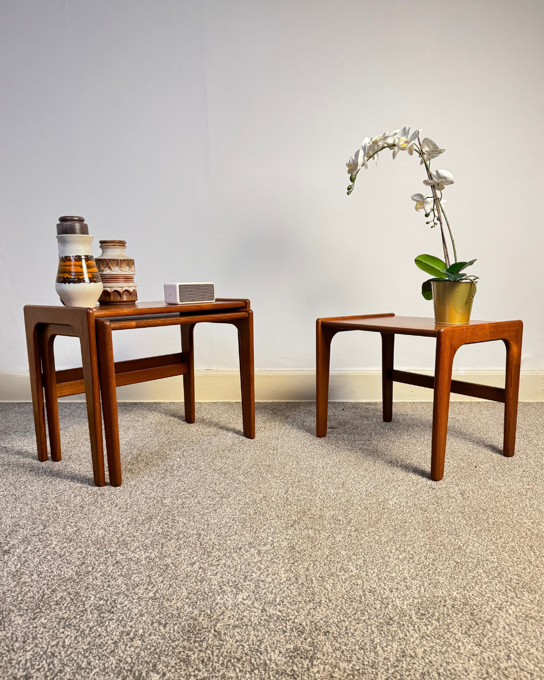 Mid-Century Danish Teak Nesting Tables by Salin, 1960s