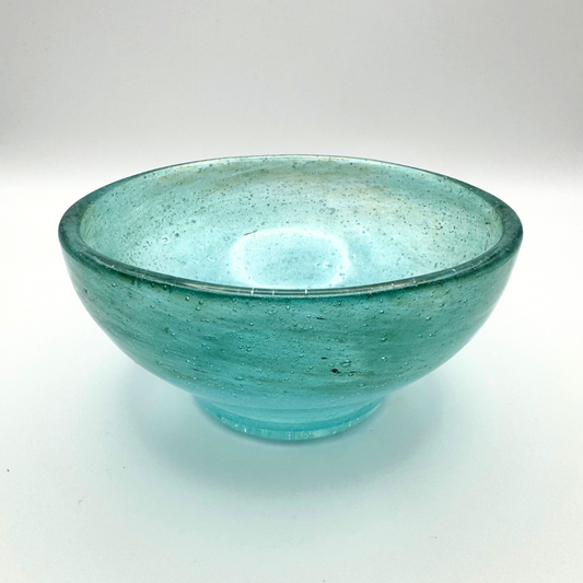 Small Vasart Turquoise Bowl, 1950's