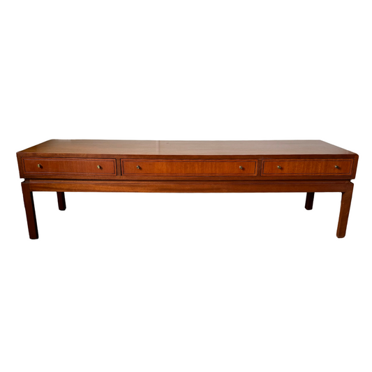 Mid Century 1960s Greaves & Thomas Low Console Coffee Table