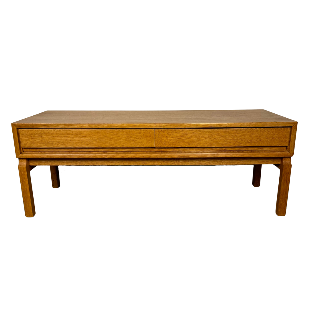 Mid Century Oakwood Console by Marian Gabrinski for Möbel-Ikea, 1960s