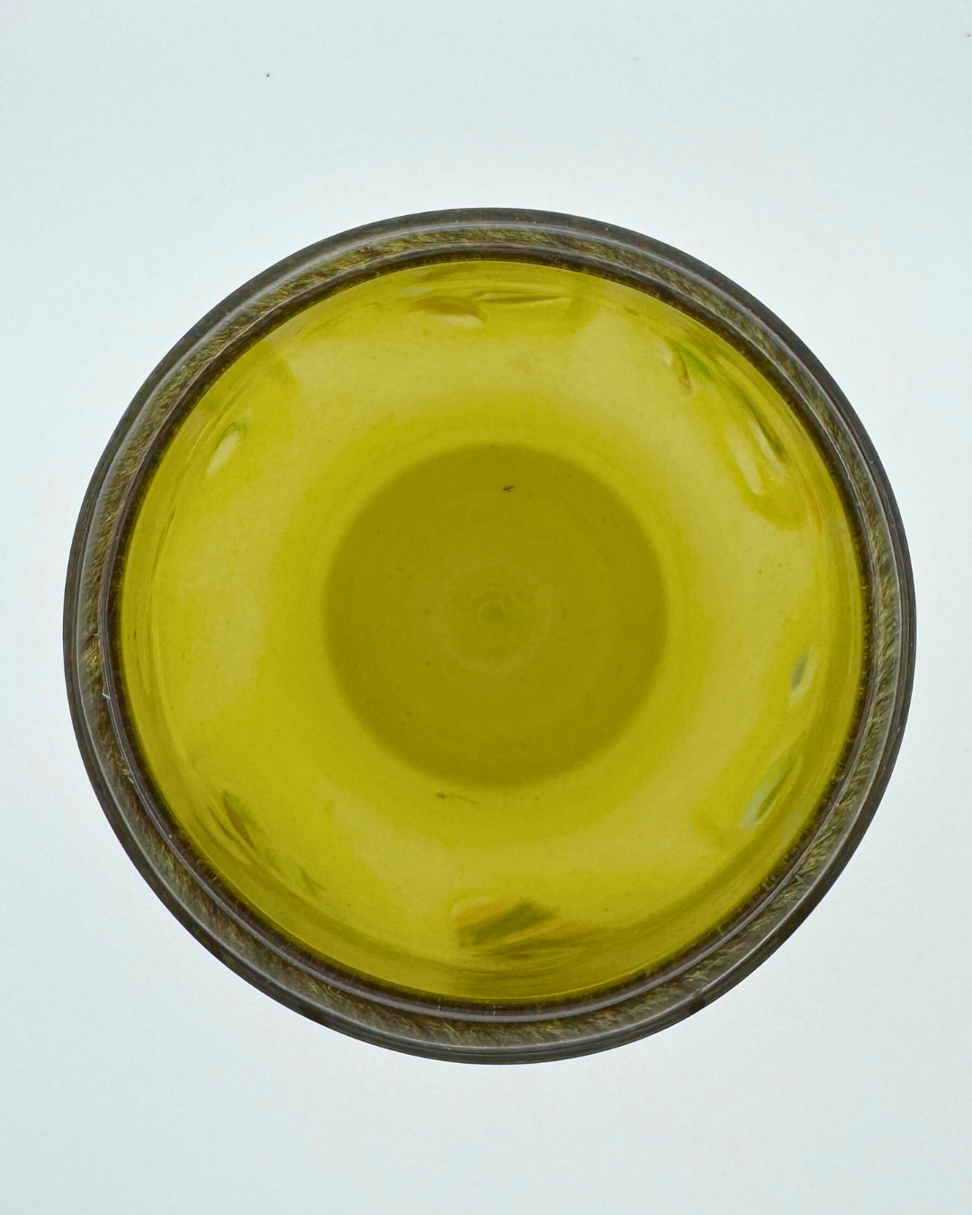 Strathearn V017 Black & Yellow 8" Vase with Molten Murriles, 1960s/70s