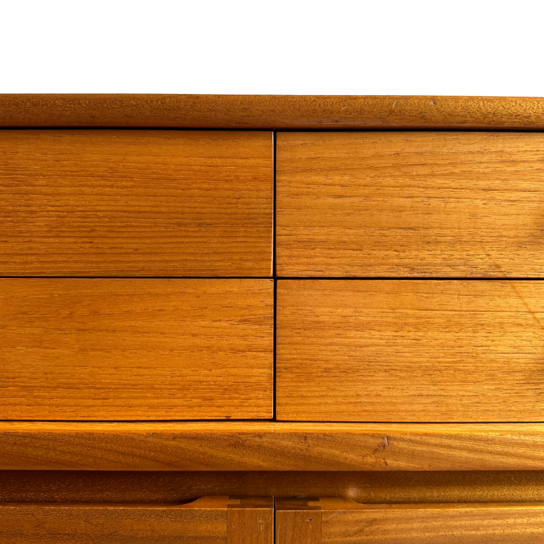 Mid Century Nathan Teak Square Sideboard