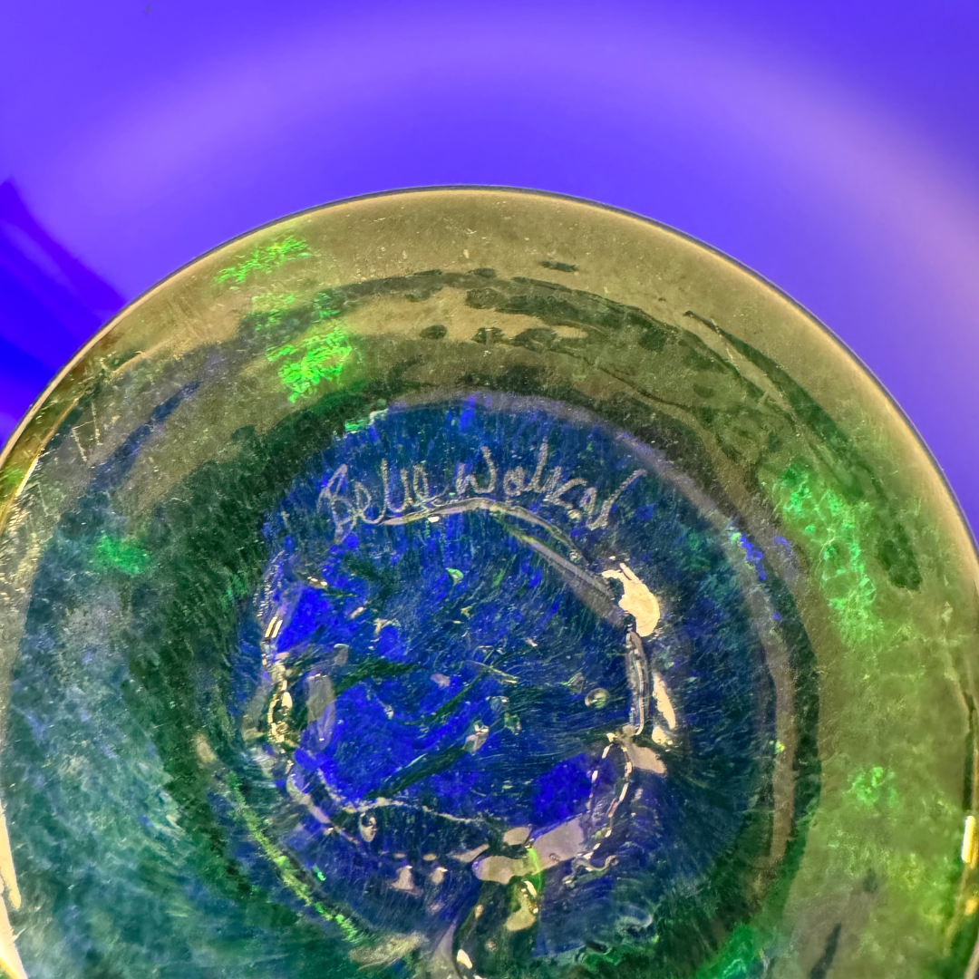 Vintage Belle Walker Footed Plate, 1990s