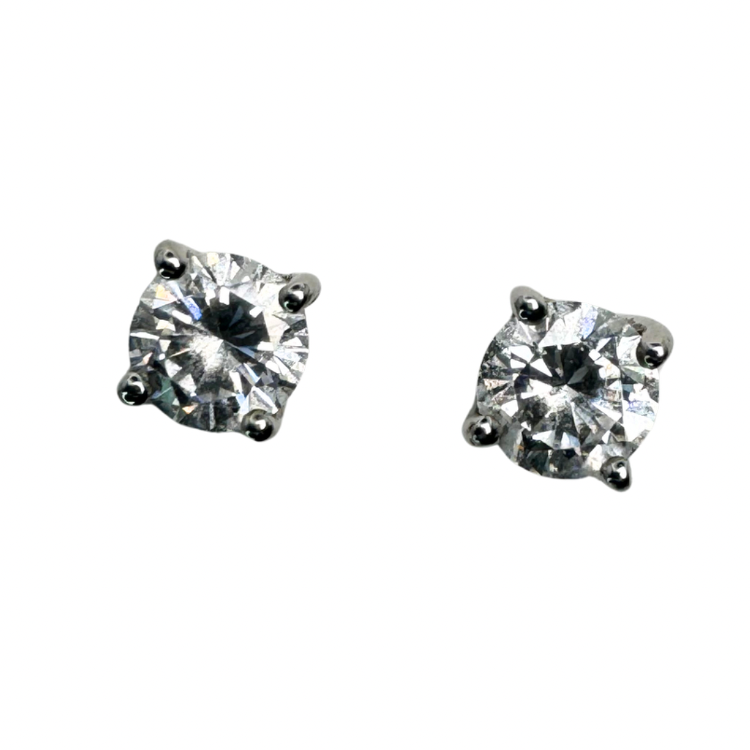 2ct Cubic Zirconia Stud Earrings